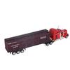 1:65 Pull Back Trucks Realistic Exquisite Interactive Alloy Pull Back Transport Cars Model Toy for