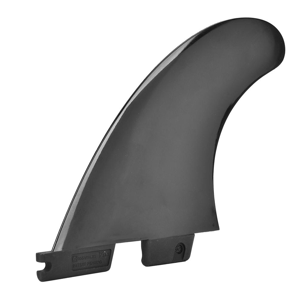 הגדל זנב הגה מפוצל ספורט גלישת גלים גלשן קאנו סנפירים אביזר שחור