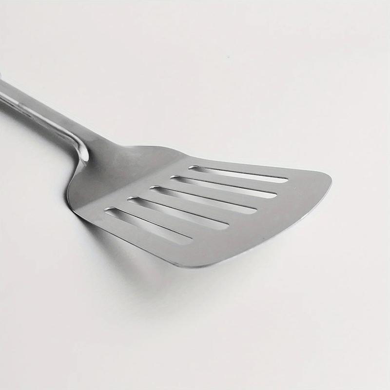 Stainless Steel Slotted Turner Kitchen Cooking Spatula Saute Steak Burger Butter Tool Kitchen Utensils Cookware