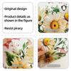 Window Stickers Daisy Butterfly Design for Home Kitchen Bathroom Office 2 Pieces Static Cling Easy Application