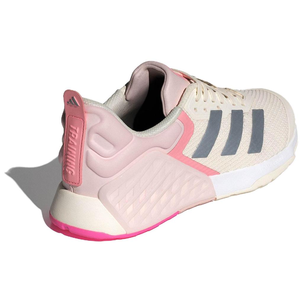 New Adidas Dropset 3 Chalk White Iron Metallic Semi Pink Spark Women's ID8635