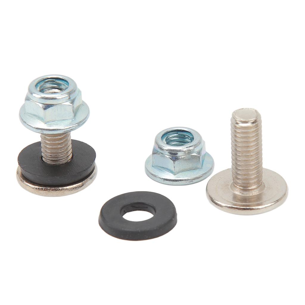 16 Set Kotflügelbolzen, Unterlegscheiben, Muttern, Schraubensatz, M6-Gewindebefestigungssatz für 50 cc, 70 cc, 90 cc, 110 cc, 125 cc, ATV, Quad 4