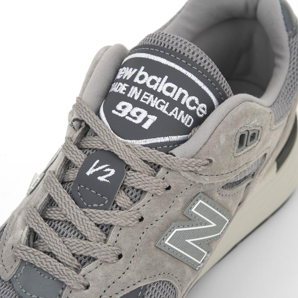 New Balance 991v2 Made In England Rock Ridge Unisex Sneakers Grey Alloy Silver U991GL2