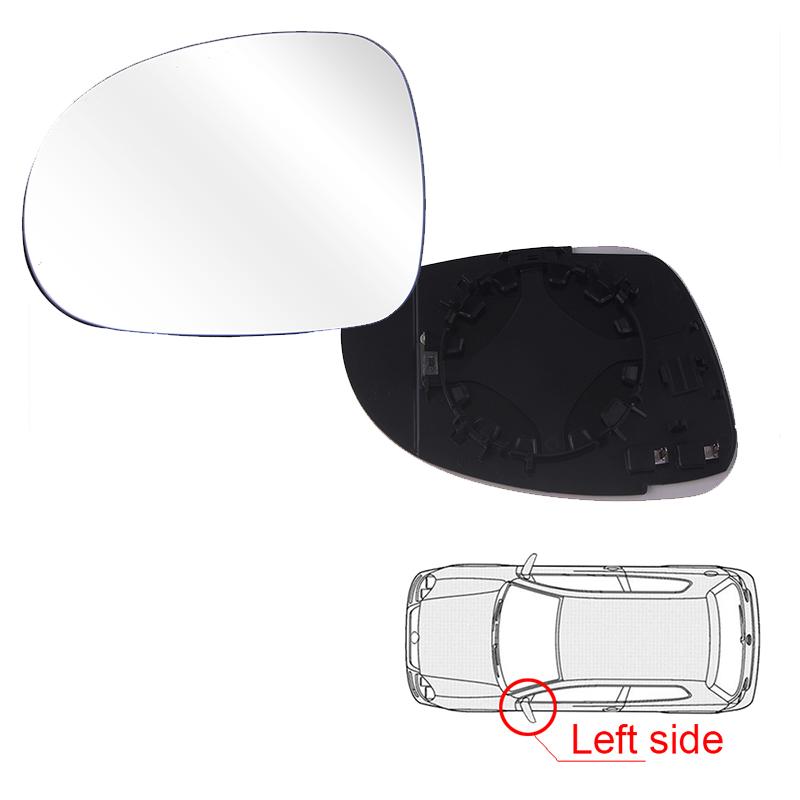 Side Rearview Mirror Glass Heater Anti-fog Defrosting Door Heated Wing Mirror Sheet For VW Golf GTI Jetta MK5