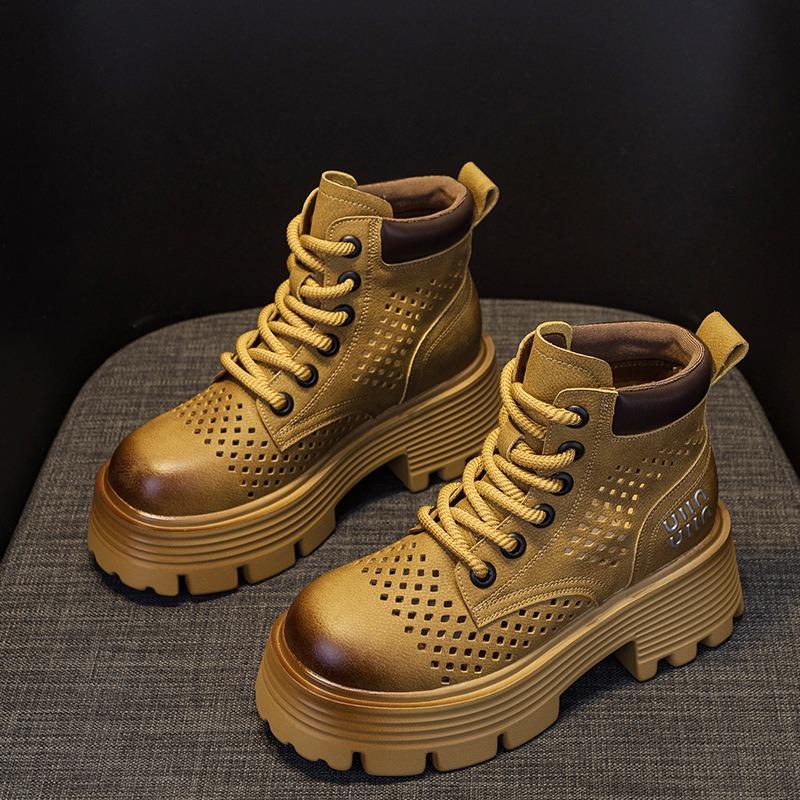 

Ботинки Martin Vintage Short Work Boots Женские ботинки в британском стиле 40 жёлтый