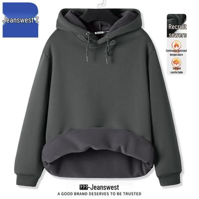 Jeanswest Men's Z Heavyweight Fleece Lined Hooded Pullover