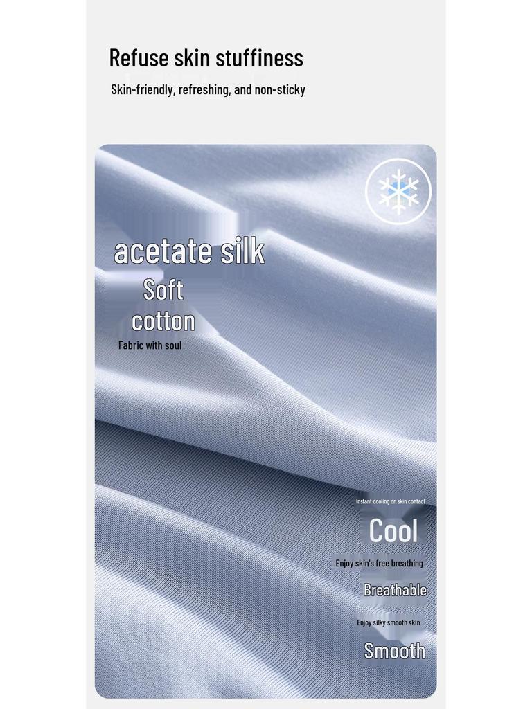 Summer Women's Ice Silk Modal Pajama Shorts - Versatile for Outdoors and Lounging