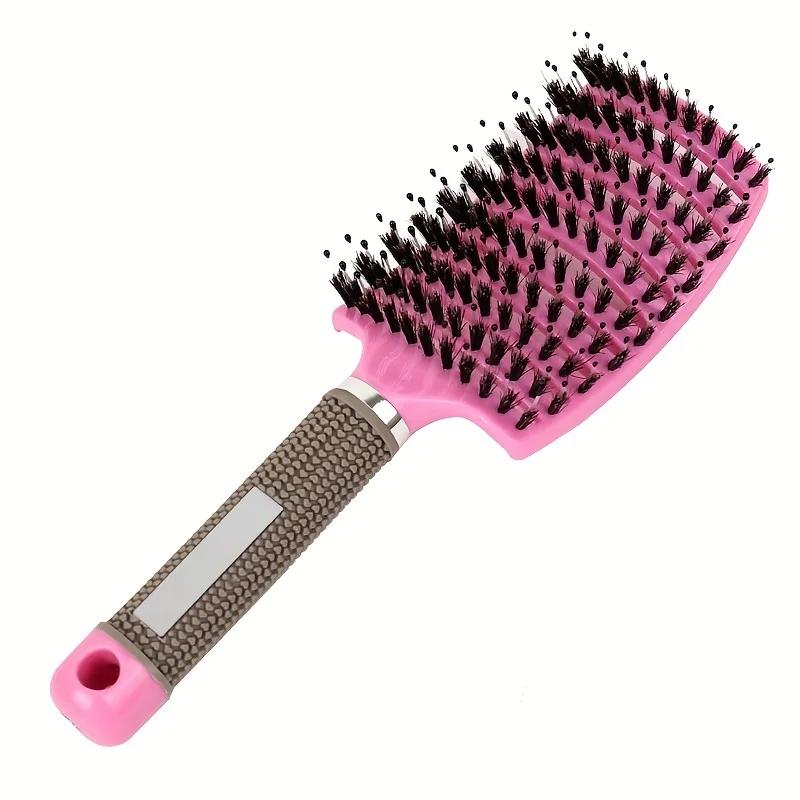 1pc Magic Scalp Massage Hair Brush for Women - Professional Detangling Tool for Wet Curly Hair - Hairdressing Tool