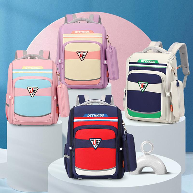

Primary School Children s Schoolbag Girls Backpack Waterproof Backpack Oxford Cloth Lightweight Girls 38*28*16cm