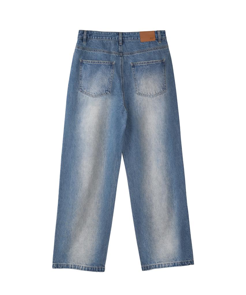 YALE Women'S Straight Denim Pants_Blue