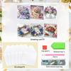 6PCS DIY Diamond Painting Greeting Card Set Birthday Pattern Diamond Art Handmade Cards for Birthdays Thanksgiving and Holidays