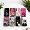 Cool Girl O-Osaki NO N-Nana-es Phone Case Black Silicone Soft For Samsung Galaxy A73,A72,A71,A70,A53,A52,A51
