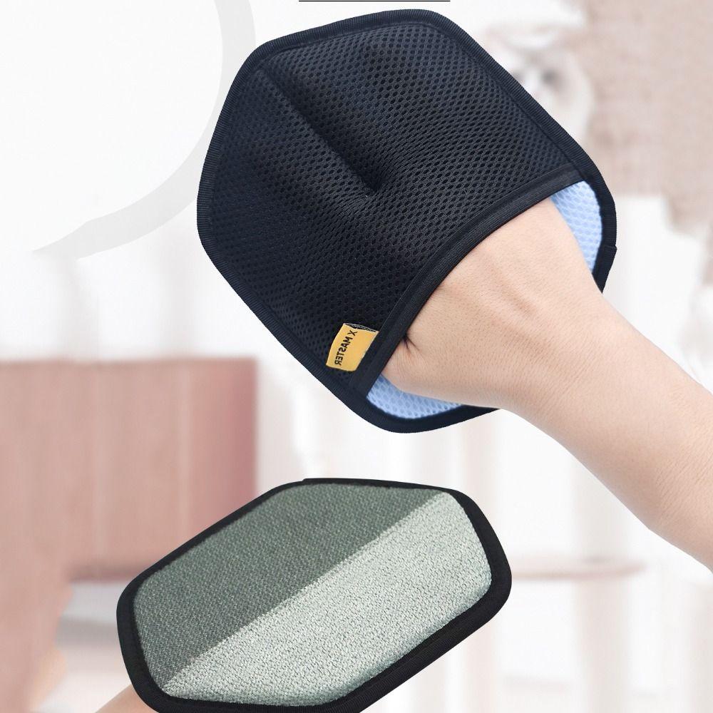 Reusable Pet Hair Removal Gloves Washable Static Hair Remover Portable Pet Grooming Gloves Home