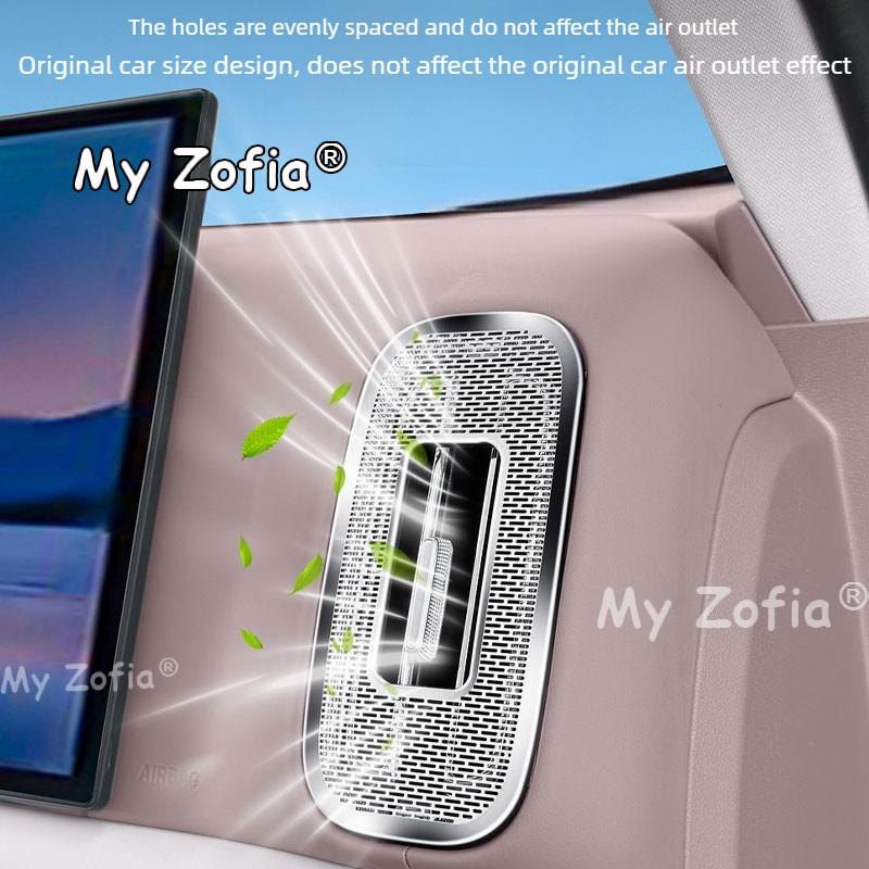 For Geely Galaxy M9 2026 2027 Center‑Console Side Air Vent Cover Custom Fit Car Dashboard Side Air Vent Dust Shield Accessories