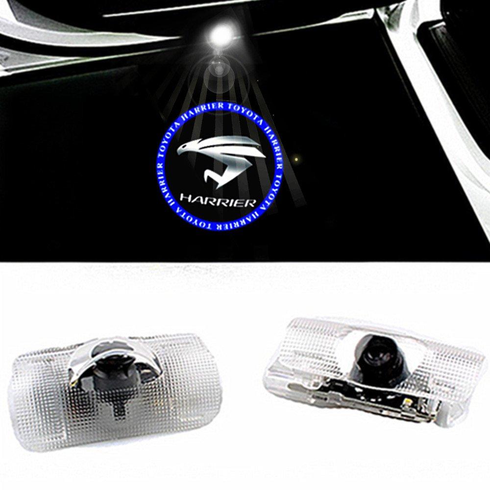 

ColorBuy Подсветка вежливости Светодиодная лампа-шторка с логотипом для автомобилей Toyota Harrier HARRIER 30-й серии 60-й серии (Синий, Серебристый) серебряный