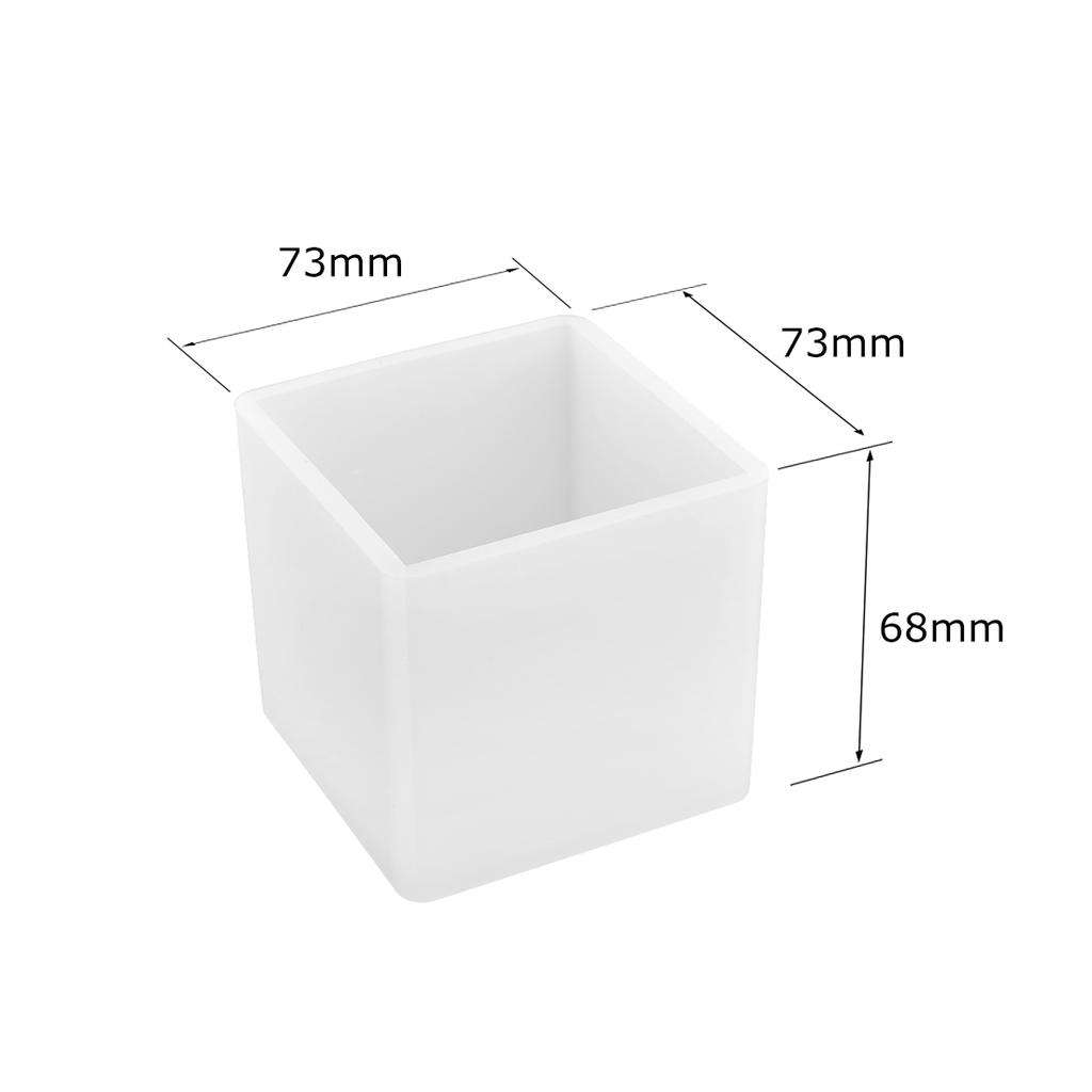 20/25/35/40/50mm DIY Silicone Pendant Mold Jewelry Making Cube Resin Casting Mould Craft Tool Crystal Epoxy Square Cylinder Mold