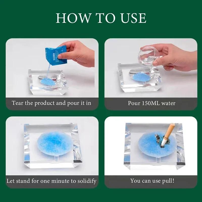 Car NEW Water Soluble Film Smoke Extinguishing Sand and Ash Cleaning Agent To Remove Smoke Odor Prevent Fly Ash Auto Accessories