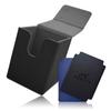 AROXIA Deck Trading Card Case for Various Card Games Black X Case, (Vertical Storage, Gray)