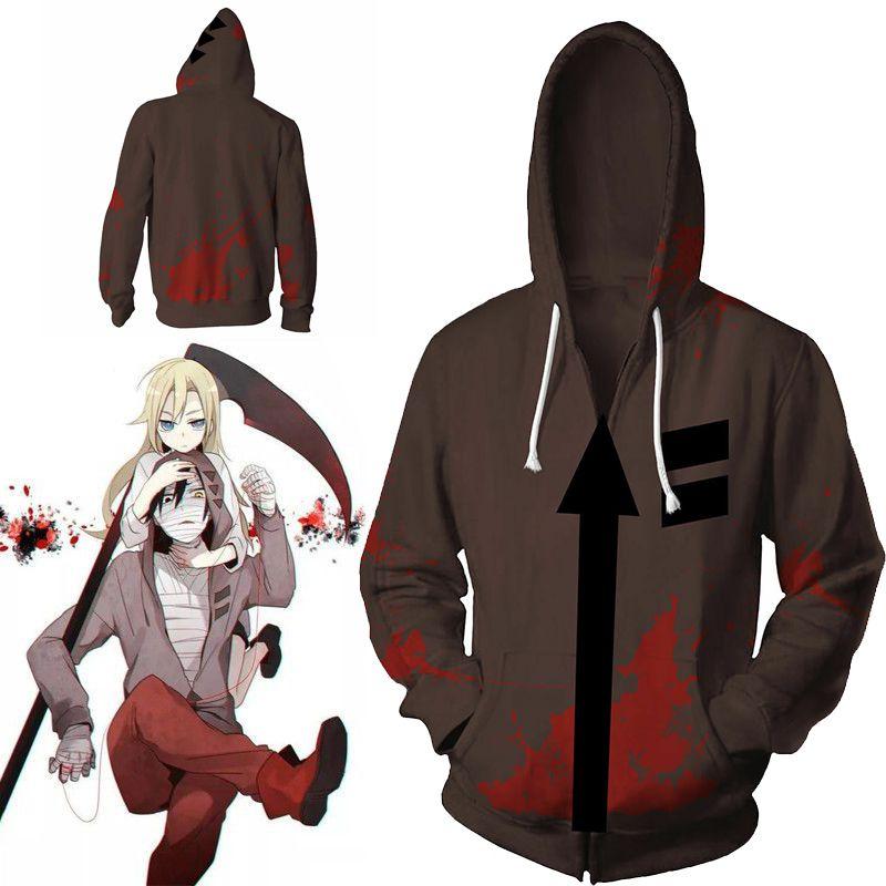 Stylish Anime Angels Of Death Isaac Foster Zack Hoodies Coat Sweatshirt Cosplay Costume For Ultimate Comfort And Warmth