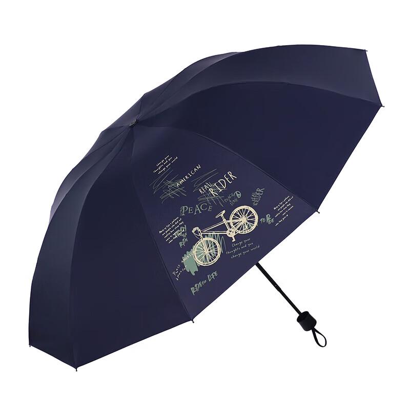 Paradise 33958E Windy Life Tri-Fold Black Glue UV Protection Umbrella