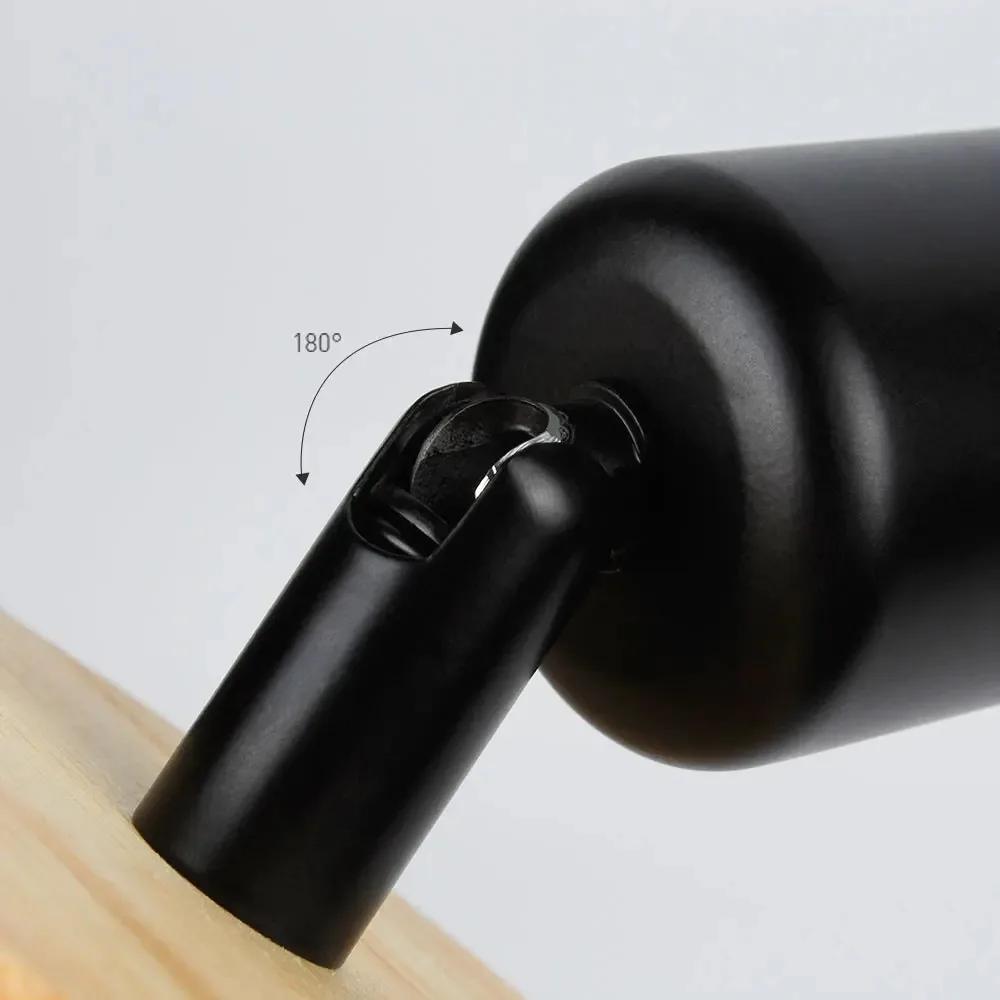 Nordic Vintage Wood Wall Lamp E27 Wood Wall Lamp Loft Style Wood Lamp Lights Bar Cafe Restaurant Home Bedroom Balcony Lighting