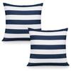 2 X Weatherproof Water-Resistant Cushion Covers 45x45cm - Indoor & Outdoor Garden