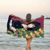 1pc Tomioka Giyuu1 Beach Towel, Beach and Seaside Swimming Pool Equipment, Fashion Pattern, Rectangular, Travel Essentials