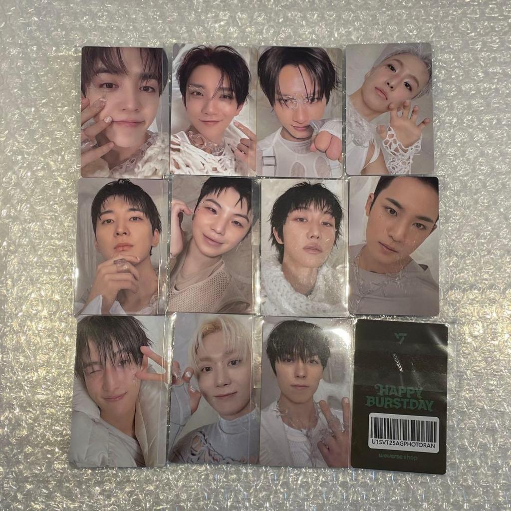 [USED] Korea Lakidro Weverse Global Bonus Trading Cards 12 Complete Set