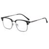 Japanese & Korean Retro Prescription Eyeglass Frames for Men & Women - Trendy Literary Style with Plain or Custom Lenses