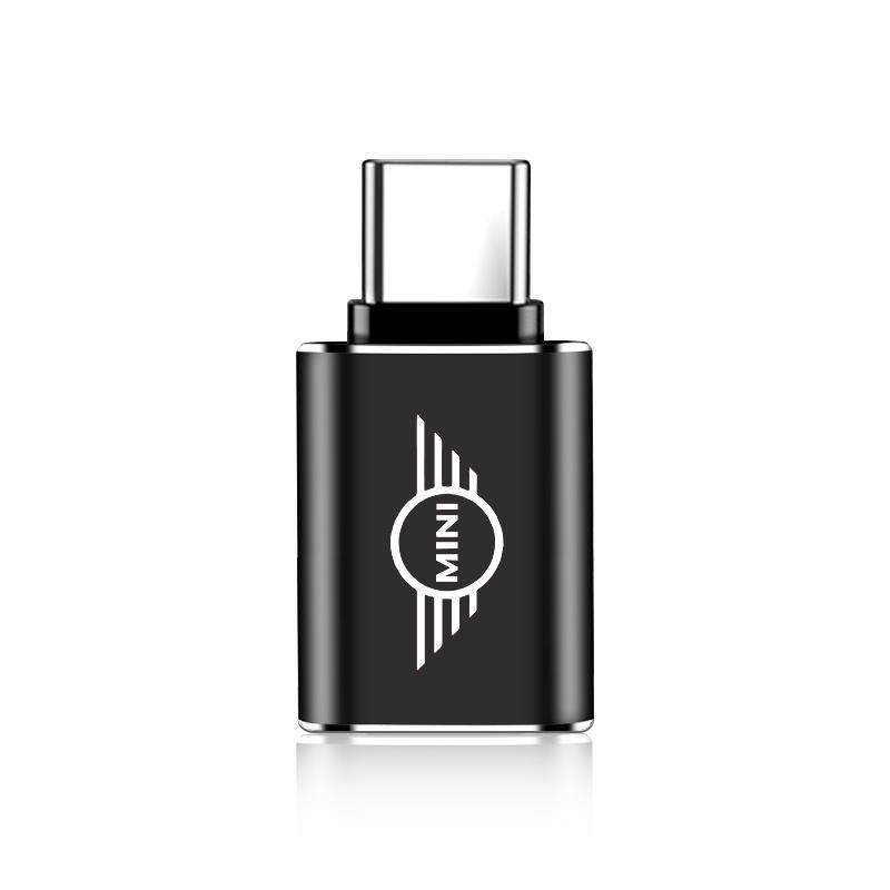 1Pcs  Car Usb Type C Cable Converter Charging Adapter Car Accessories For MINI Cooper Countryman Clubman F54 F56 F55 F60 R60 R61