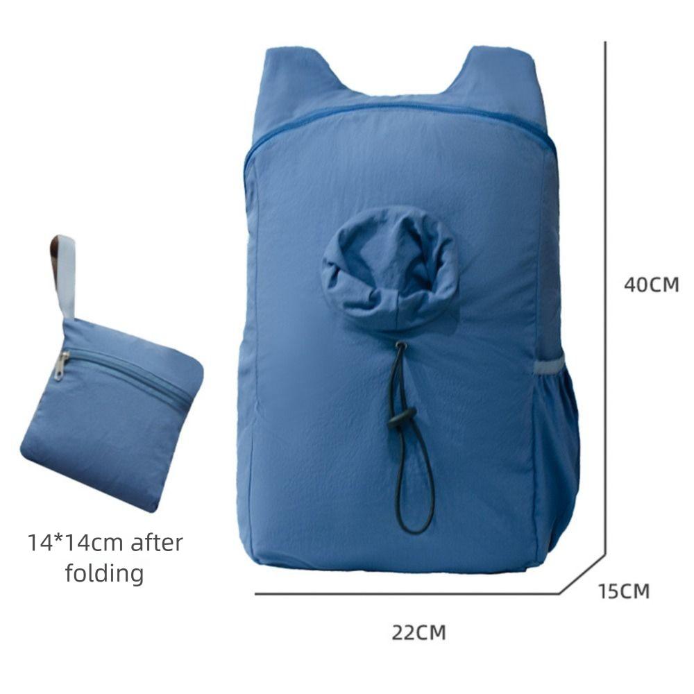 Simple 20L Foldable Backpack Lightweight Compact Hiking Backpack Casual Waterproof Cycling Daypack Outdoor Travel
