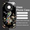 Stylish Dragon Leopard Marble Texture Tempered Glass Phone Case for Huawei Honor 400 200 100 90 80 Magic 7 Pro 6 5 Lite X9 Cover