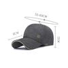 Autumn Winter Wool Warm Baseball Cap Men's Adjustable Cold-Proof Cap
