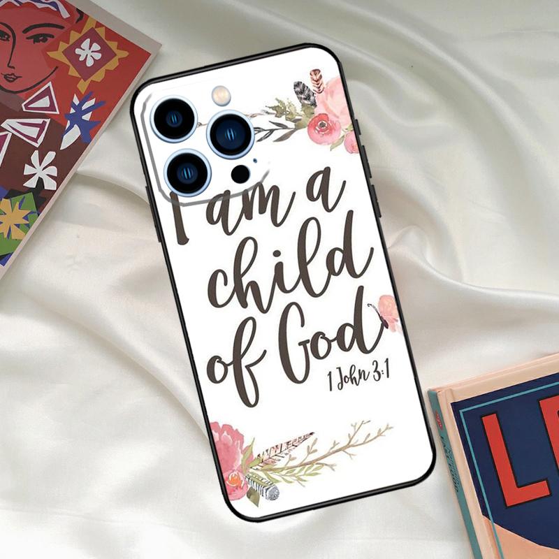 

Bible Verse Quotes Phone Case For iPhone 16 15 14 12 11 13 17 Pro Max 15 16 Plus 13 Mini 16e 17 Air Funda Cover iPhone 16