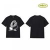 CORT Alcatraz Basic Short Sleeve T-Shirt Phantom Letter Print Couple Streetwear Teens