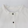 PRUNE GOLD SCHMIDT White PGICOSHI008J Front button frill shirt tops 36 whiteUsed