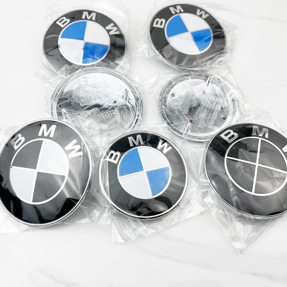 2 Stück 74mm 82mm Fahrzeug Front Heck Logo Dekorative Gehäuse Kit Für BMW E61 F90 F07 F11 F18 Serie