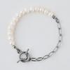 BICYCLE TROPHY BT Freshwater Pearl Bracelet 08 (2 TYPE / 6mm half&half)