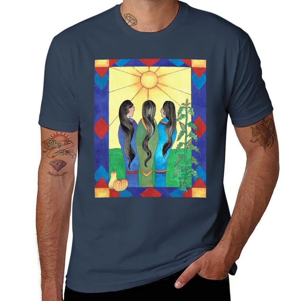 Three Sisters IV TShirt Basic Daily Outfit Short Sleeve Tee