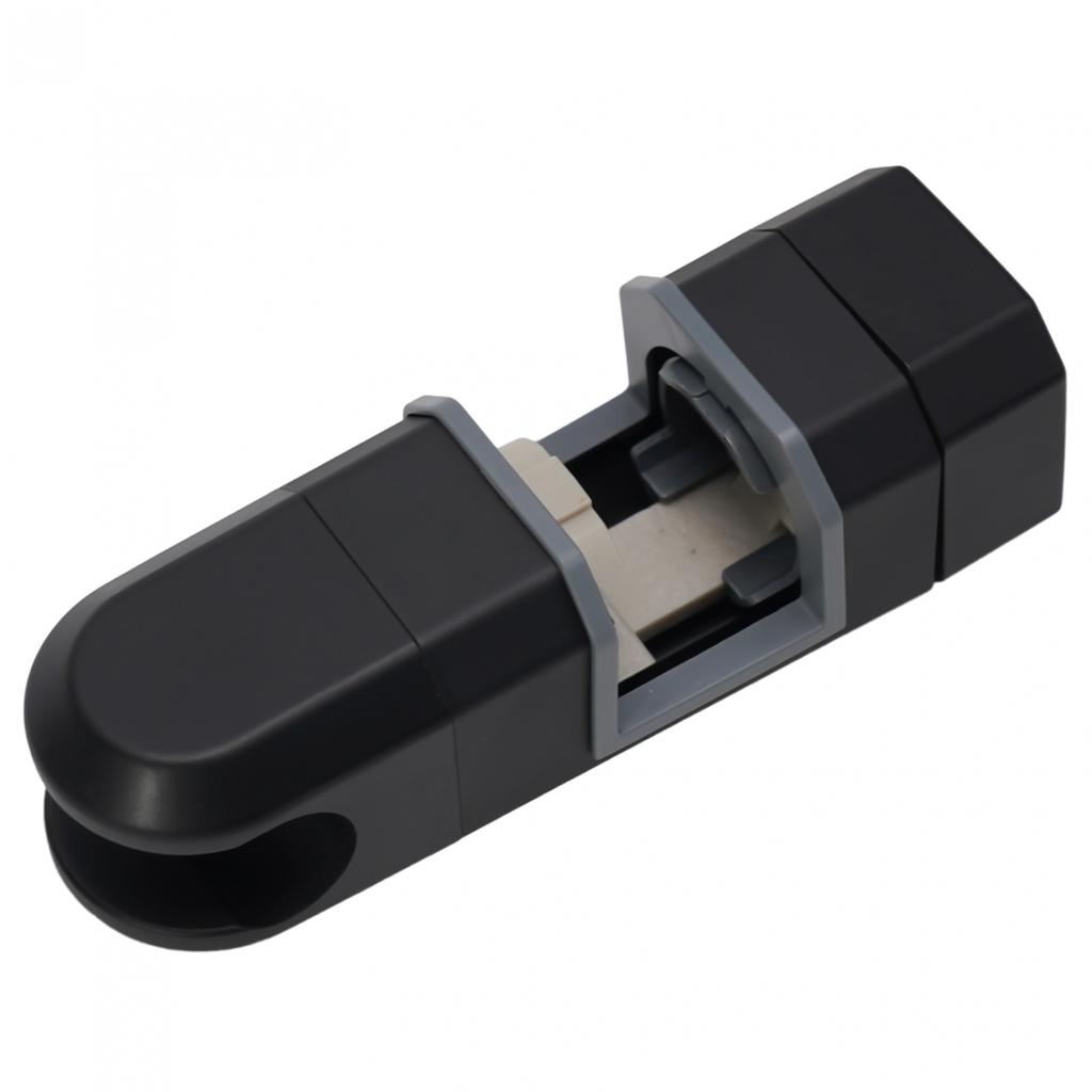 Universell 15mm-30mm Krom Duschstång Huvudglidare Stånghållare Justerbart Fäste