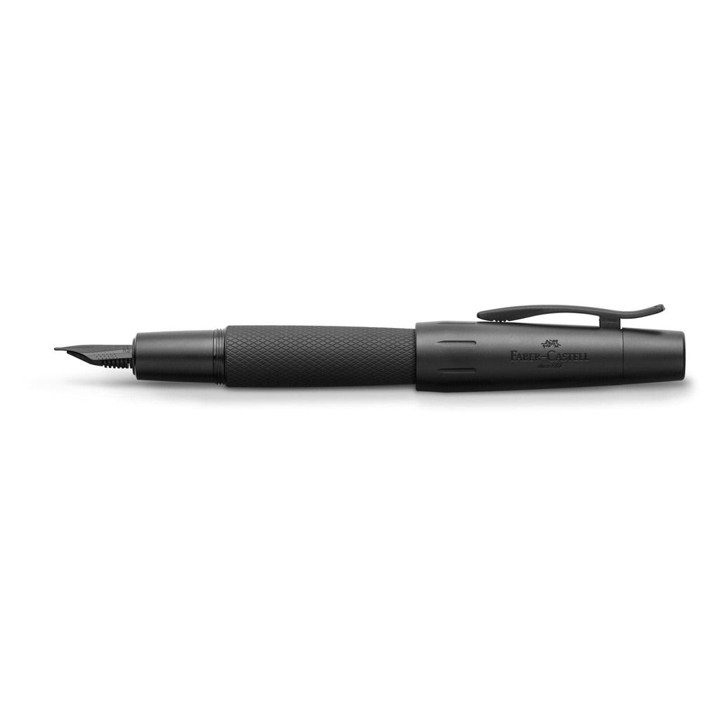 Fountain Pen M Medium Nib Emotion Pure Black 148620 Official Import Faber-Castell