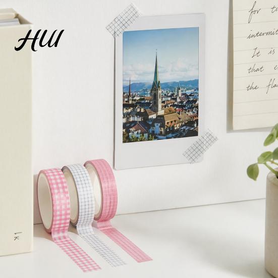 Versatile Craft Tape 3 Rolls Washi Set, Decorative Stickers, Aesthetic Tapes for Breathable Paper Scrapbooking Supplies, Journaling Junk Journal,