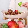 Modern Style Fruit Plate Plastic Material Candy Dish Cake Stand Cake Stand  Snack Serving