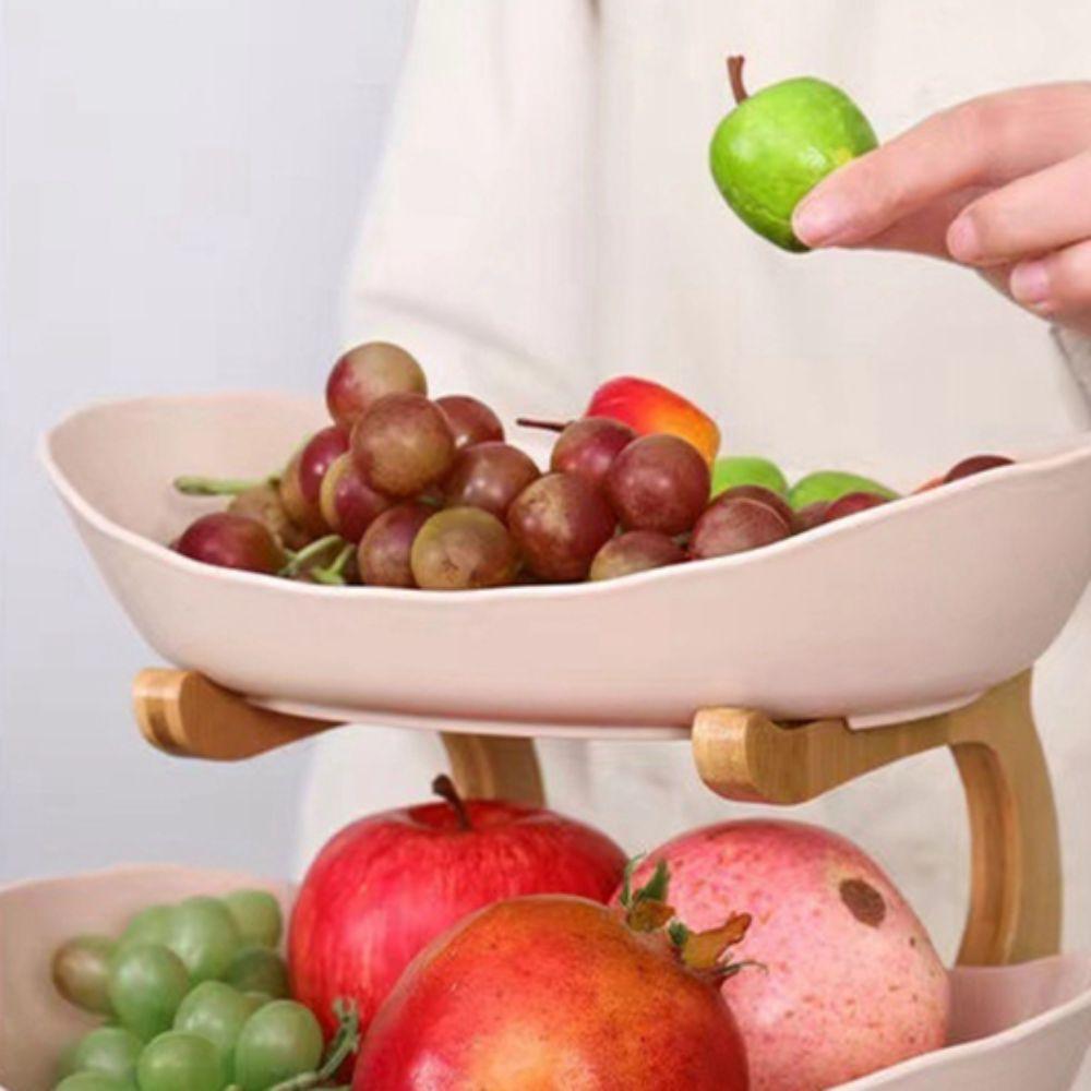Modern Style Fruit Plate Plastic Material Candy Dish Cake Stand Cake Stand  Snack Serving