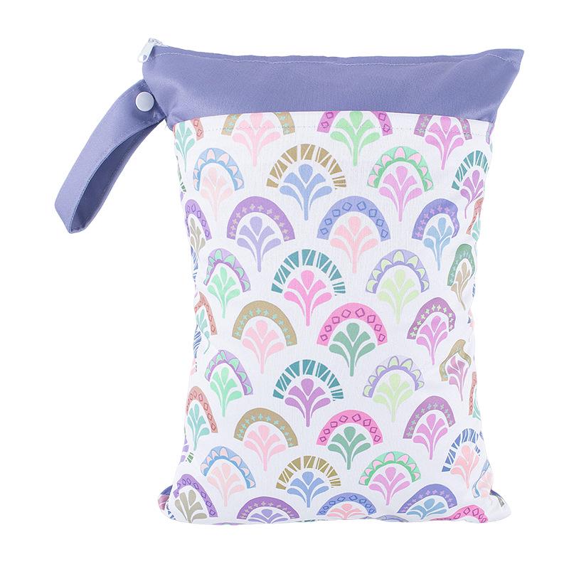 Waterproof Double-Port Travel Bag: Portable, Washable Storage for Dirty Clothes & Baby Diapers with Dry-Wet Separation