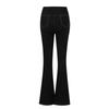 Women's Leisure Color High Waist Motion Regular Jeans High Waisted Pocket Cool Breathable Washed Stretchy Casual Super Flare Pants