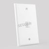 White Dual Port Network Keystone Jack 115 70mm American Panel Module