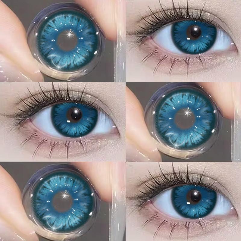 Eyeshare Cosplay Colored Contact Lenses 1 pair Pink Purple Lens Anime Role Playing Eye Makeup Softlens Fashion Cosmetics