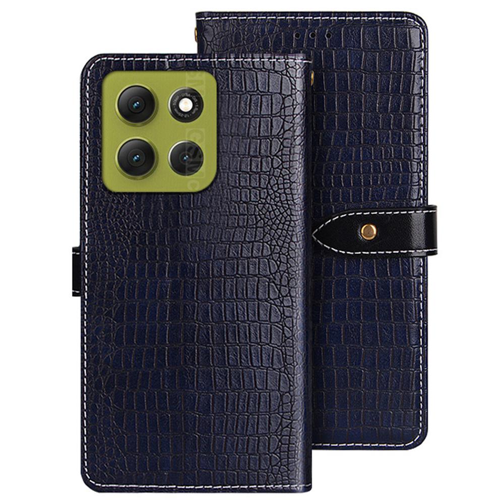 

IDEWEI For Motorola Moto G86 Power 5G Case Crocodile Texture PU Leather Flip Phone Cover