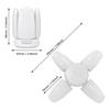 Four-Leaf Design LED Light Bulb Angle Adjustable Super Bright Collapsible LED Light Foldable E27 Screw Ceiling Lighting